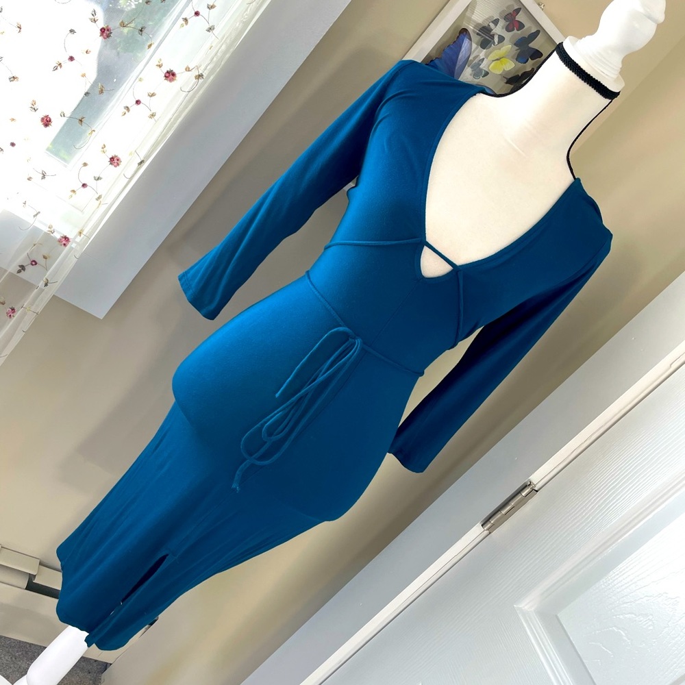 Blue-Green Dress